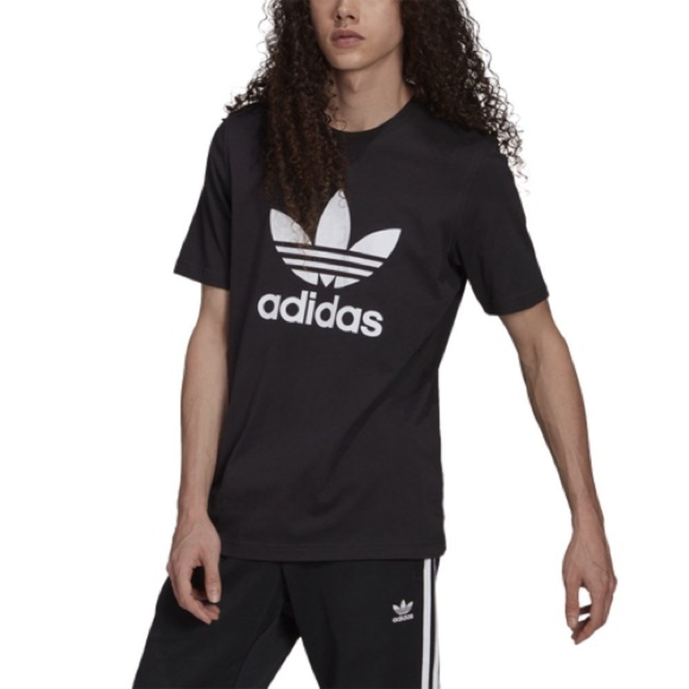 Adidas Originals Tee XS Black Tshirt Sport Adicolor Classics Trefoil T-Shirt